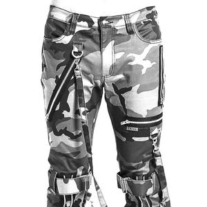 Tripp NYC Gray Camo Bondage Pants